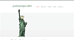 Desktop Screenshot of justicecaps.com